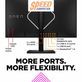 จอมอนิเตอร์ HP Omen 27 780G6AA-AKL 27.0" IPS 240Hz - SpeedCom
