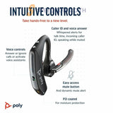 หูฟังบลูทูธ HP Poly Voyager 5200 +USB-A to Micro USB Cable (7S431AA) - SpeedCom