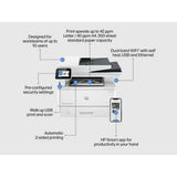 ปริ้นเตอร์เลเซอร์ HP Printer MFP 4103FDN (2Z628A) สีขาว - SpeedCom