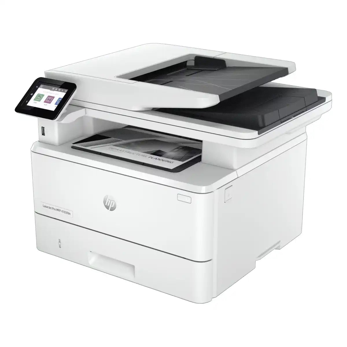 ปริ้นเตอร์เลเซอร์ HP Printer MFP 4103FDN (2Z628A) สีขาวSpeedCom