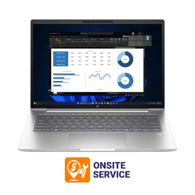 โน๊ตบุ๊ค HP ProBook 4 G1i 14 (BX8D6PT#AKL) Ultra 7 สีเงิน