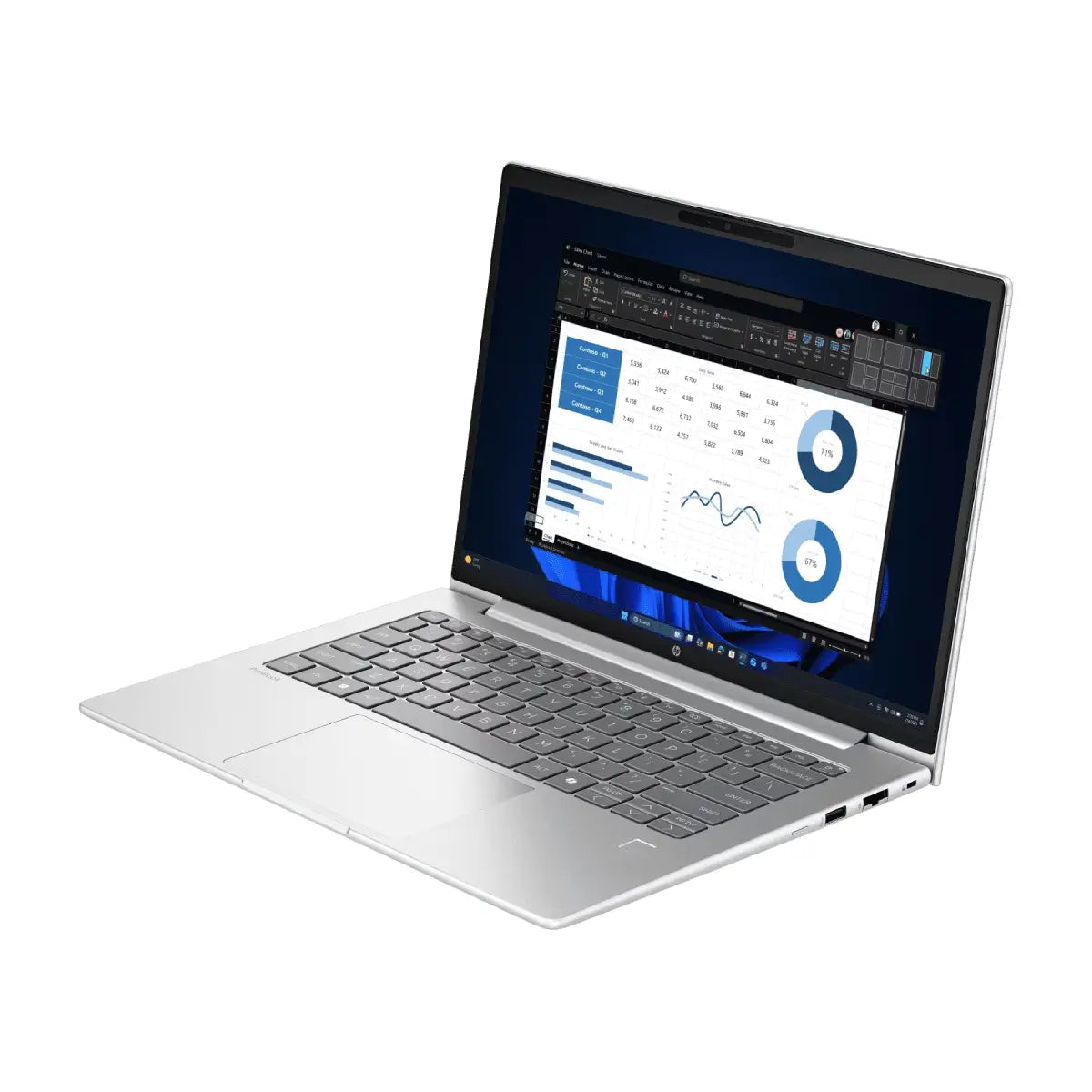 โน๊ตบุ๊ค HP ProBook 4 G1i 14 (BX8D6PT#AKL) Ultra 7 สีเงิน