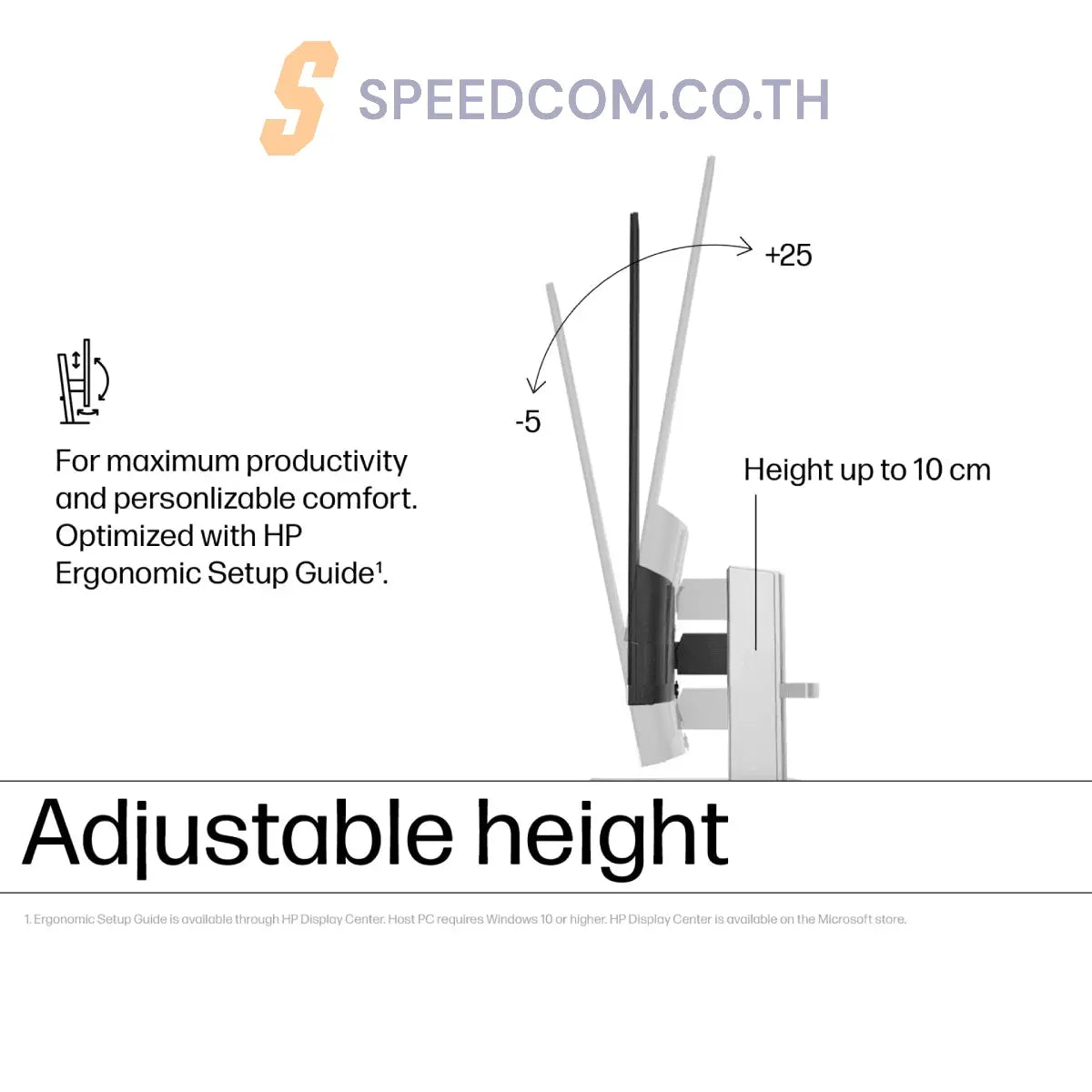 จอมอนิเตอร์ HP Series 5 27inch FHD IPS 100Hz - 94C51AA#AKL