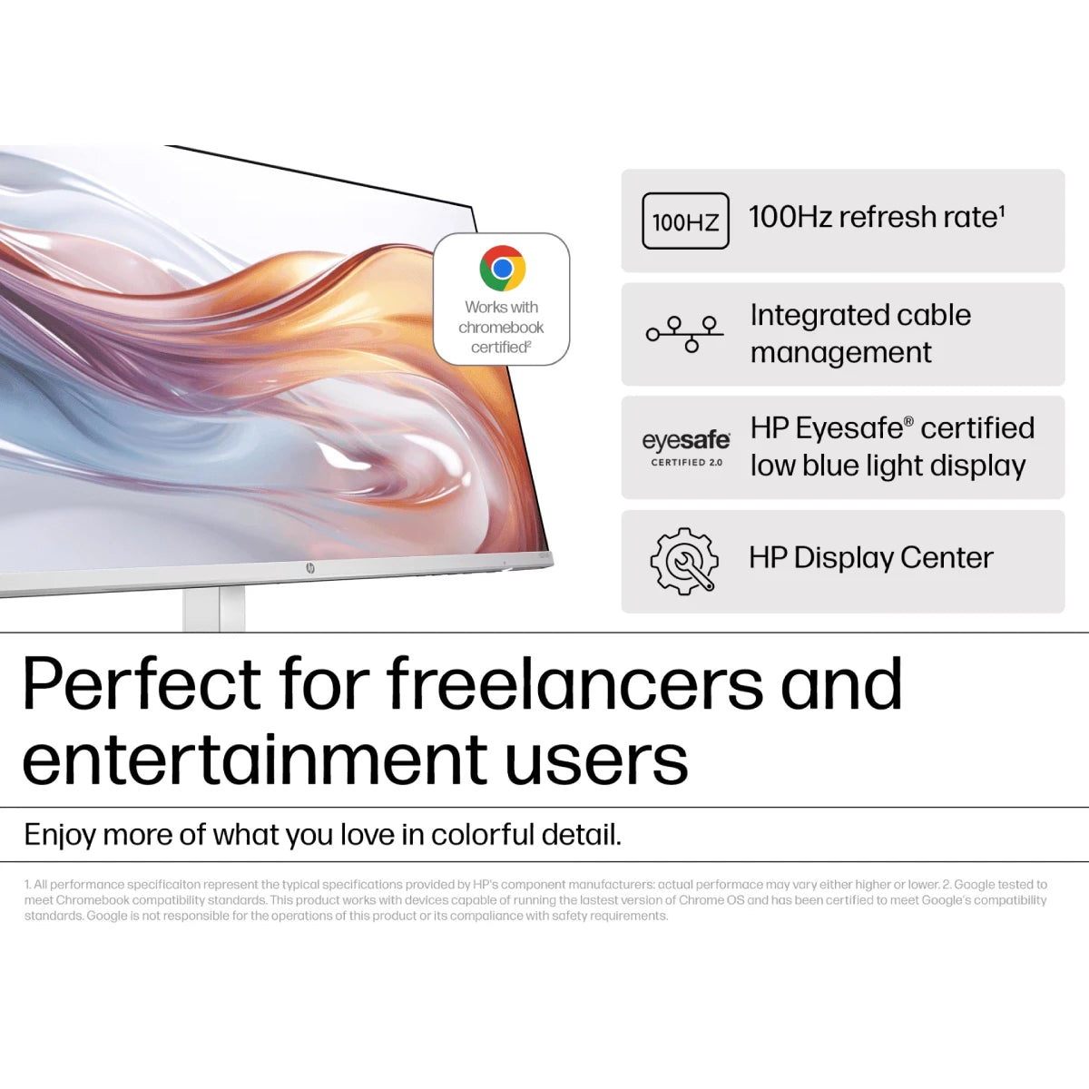 จอมอนิเตอร์ HP Series 5 27inch FHD IPS 100Hz - 94C51AA#AKL - SpeedCom