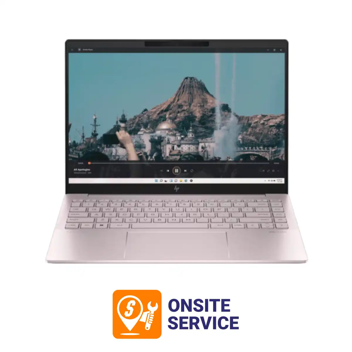 โน๊ตบุ๊ค HP Pavilion Plus 14-EW1096TU (AV8N0PA) Ultra7 สีชมพู (Tranquil Pink)SpeedCom