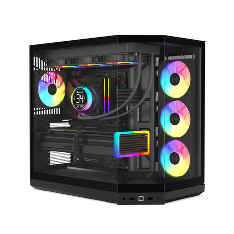 เคส HYTE Y50 RGB E-ATX Mid Tower Panoramic GlassSpeedCom