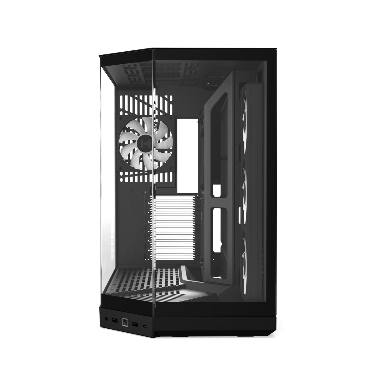 เคส HYTE Y50 RGB E-ATX Mid Tower Panoramic Glass