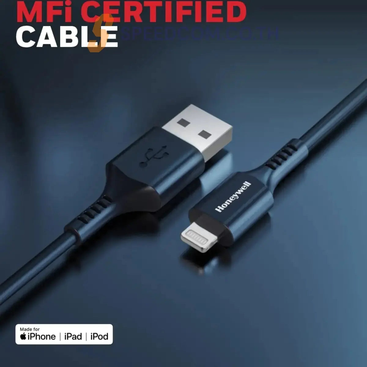 สายชาร์จ Honeywell Apple Lightning Sync & Charge Cable 1.8Mtr