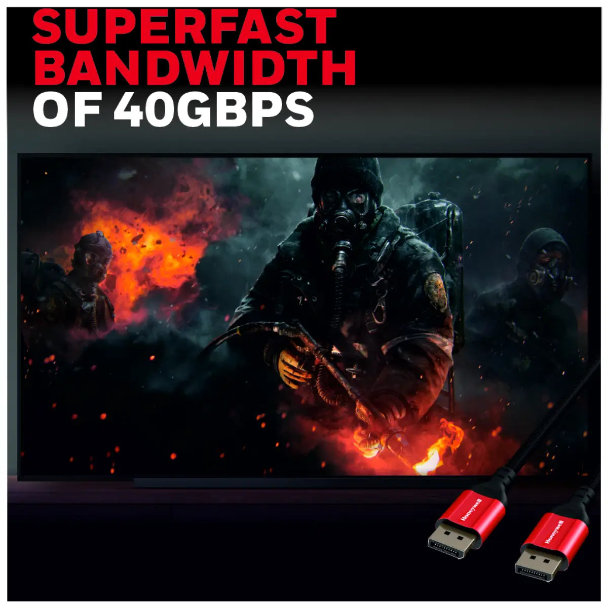 สายต่อจอคอมพิวเตอร์ Honeywell Display Port to Display Port 2.0 Cable