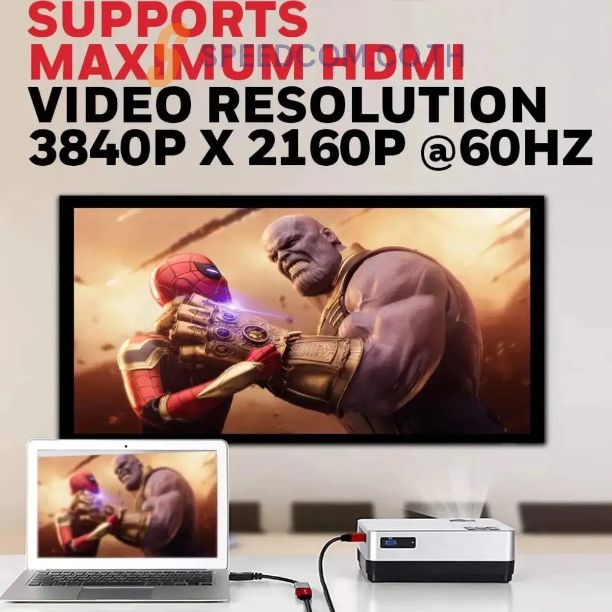 อุปกรณ์แปลงสัญญาณ Honeywell Display Port to HDMI Adapter สีดำ