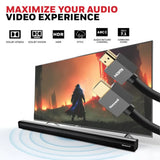 สายต่อจอคอมพิวเตอร์ Honeywell HDMI 2.0 with Ethernet Compliant Slim