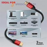 สายต่อจอคอมพิวเตอร์ Honeywell HDMI 2.1 with Ethernet Compliant