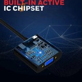 อุปกรณ์แปลงสัญญาณ Honeywell HDMI to VGA Port cable Black