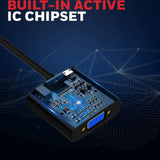 อุปกรณ์แปลงสัญญาณ Honeywell HDMI to VGA Port cable Black