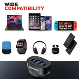 หัวชาร์จบนรถยนต์ Honeywell Micro CLA 100W PD Smart Car Charger