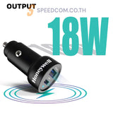 หัวชาร์จบนรถยนต์ Honeywell Micro CLA 18W PD Smart Car Charger สีดำ