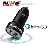 หัวชาร์จบนรถยนต์ Honeywell Micro CLA 18W PD Smart Car Charger สีดำ