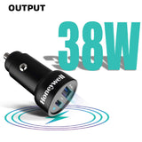 หัวชาร์จบนรถยนต์ Honeywell Micro CLA 38W PD Smart Car Charger สีดำ