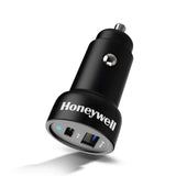 หัวชาร์จบนรถยนต์ Honeywell Micro CLA 65W PD Smart Car Charger สีดำ