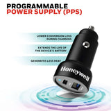 หัวชาร์จบนรถยนต์ Honeywell Micro CLA 65W PD Smart Car Charger สีดำ