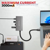 ยูเอสบีฮับ Honeywell Momentum Type C to 4 in 1 Hub