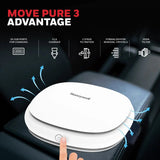 เครื่องฟอกอากาศในรถบนต์ Honeywell Move Pure 3 Car Air Purifier สีขาว