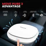 เครื่องฟอกอากาศในรถบนต์ Honeywell Move Pure 3 Car Air Purifier สีขาว