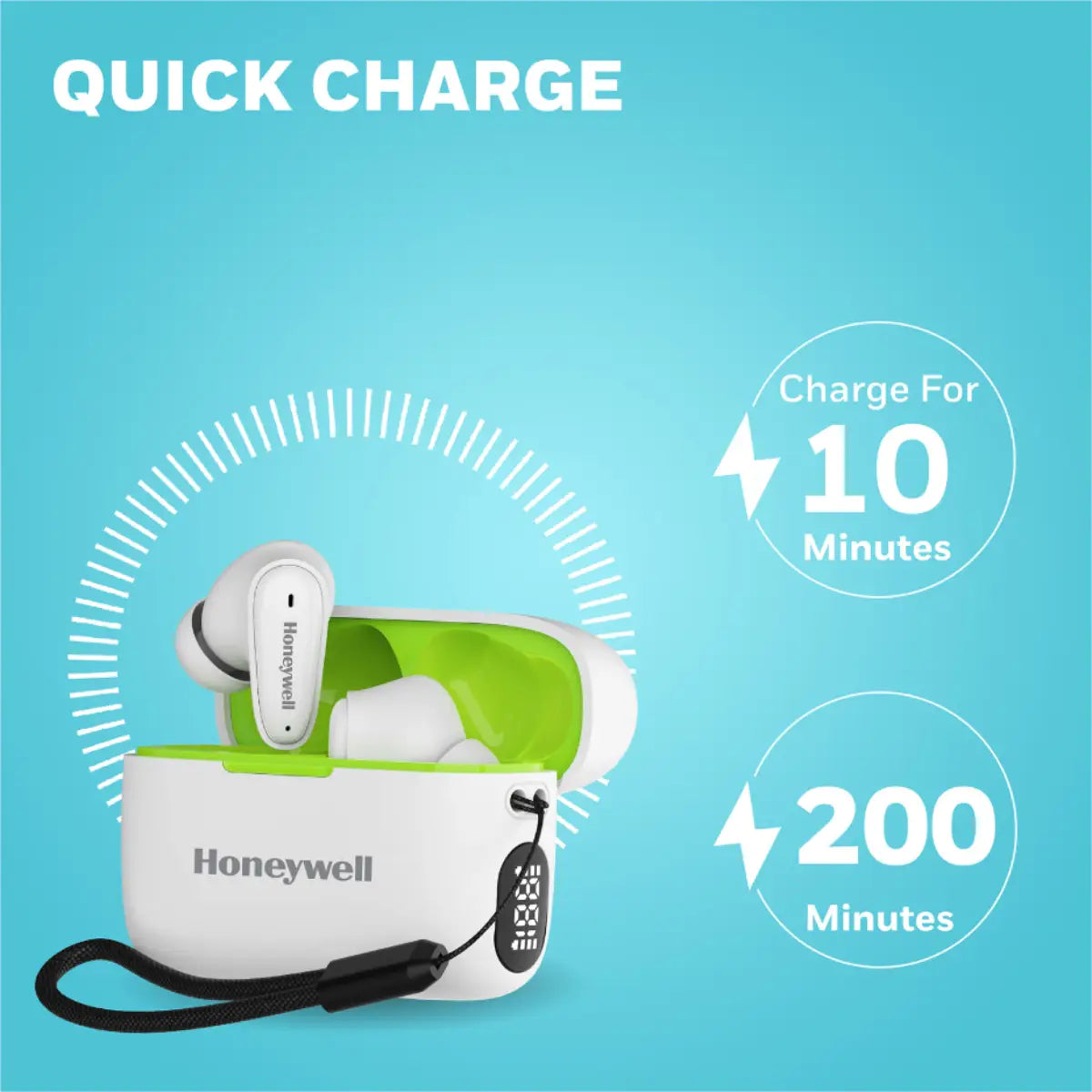 หูฟังอินเอียร์ไร้สาย Honeywell Moxie V1100 Truly Wireless Earbuds - SpeedCom