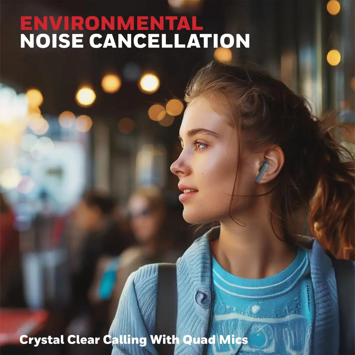 หูฟังอินเอียร์ไร้สาย Honeywell Moxie V1400 Truly Wireless Earbuds