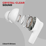 หูฟังอินเอียร์ไร้สาย Honeywell Moxie V1400 Truly Wireless Earbuds