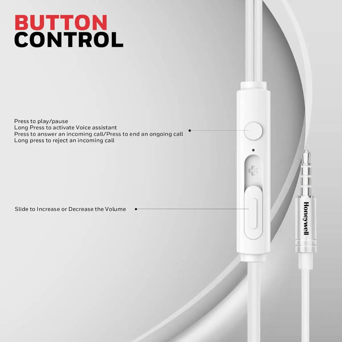 หูฟังอินเอียร์ Honeywell Moxie V50 Wired Earphones