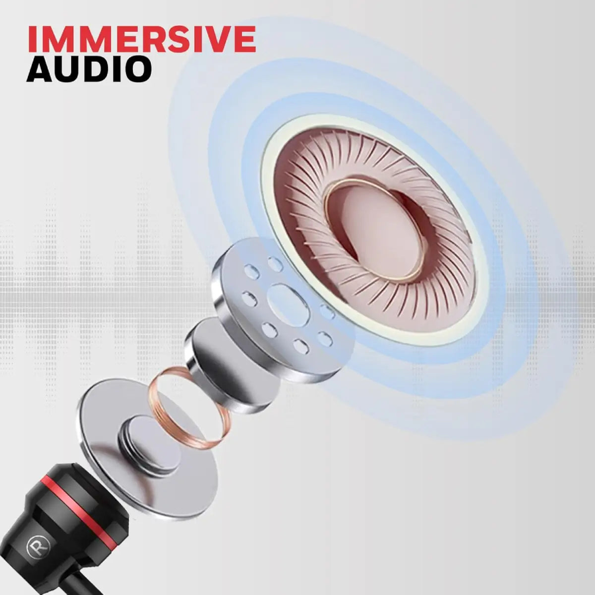 หูฟังอินเอียร์ Honeywell Moxie V50 Wired Earphones