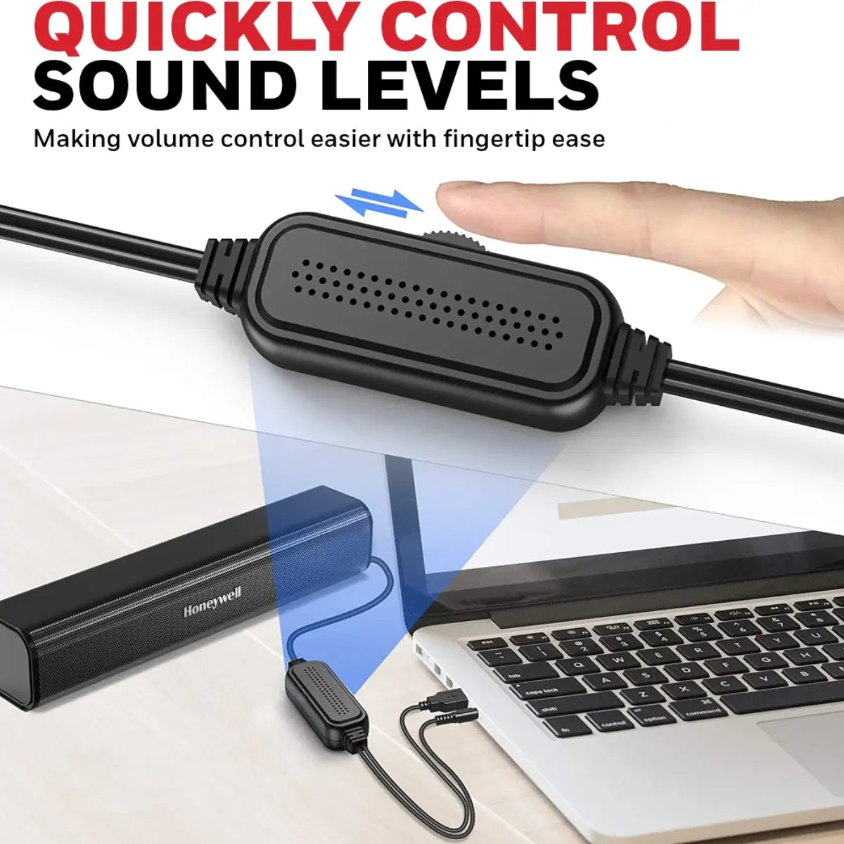 ลำโพง Honeywell Moxie V500 Wired Soundbar สีดำ