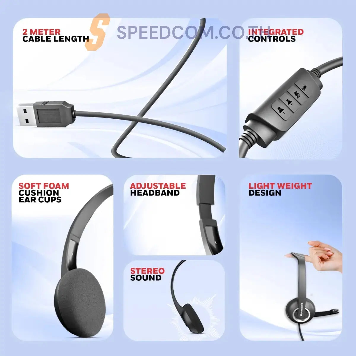 หูฟัง Honeywell Suono P40 Wired Headphones