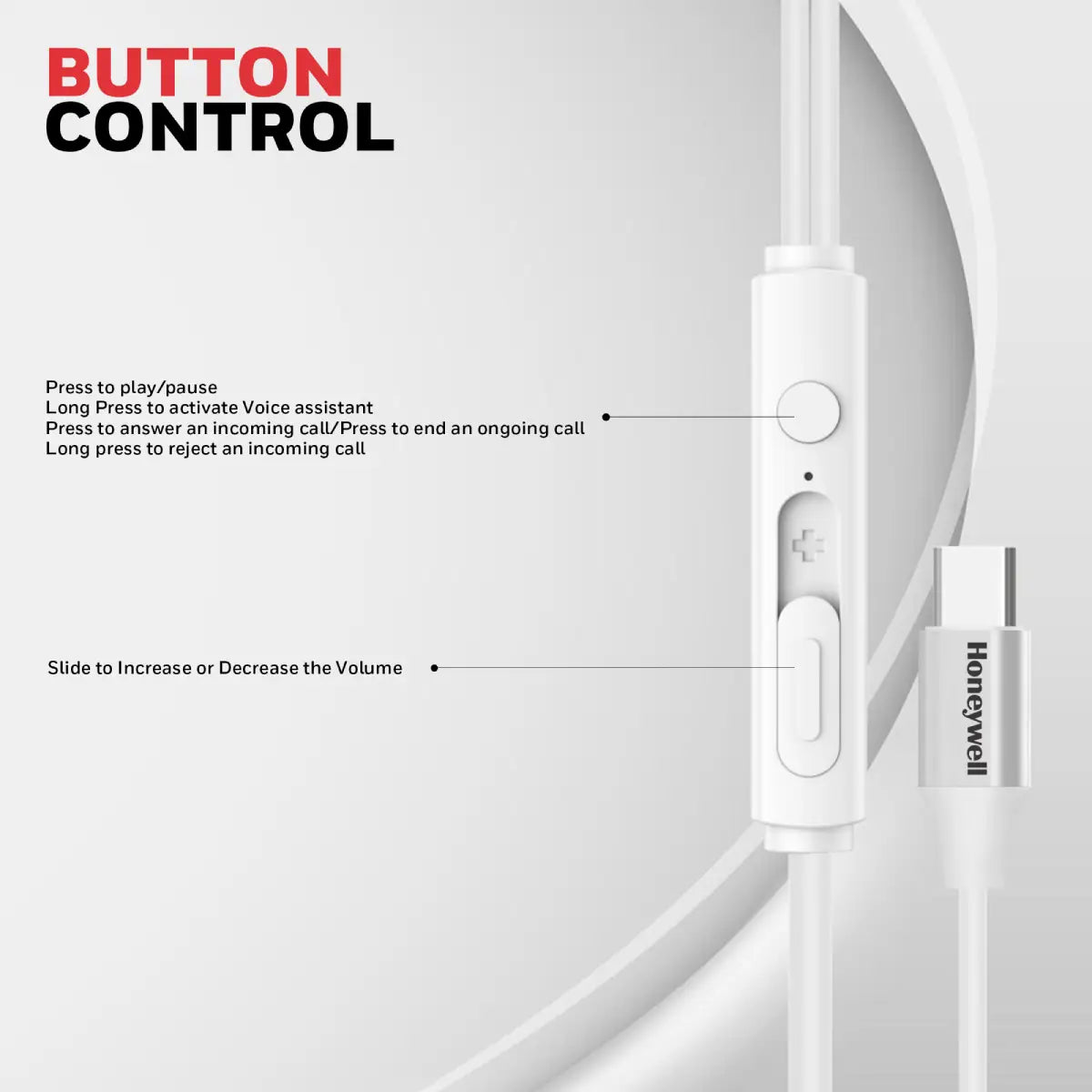 หูฟังอินเอียร์ Honeywell Suono P60 Wired Earphones - SpeedCom