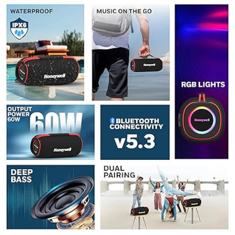 ลำโพงไร้สาย Honeywell Trueno U500 Bluetooth Speaker