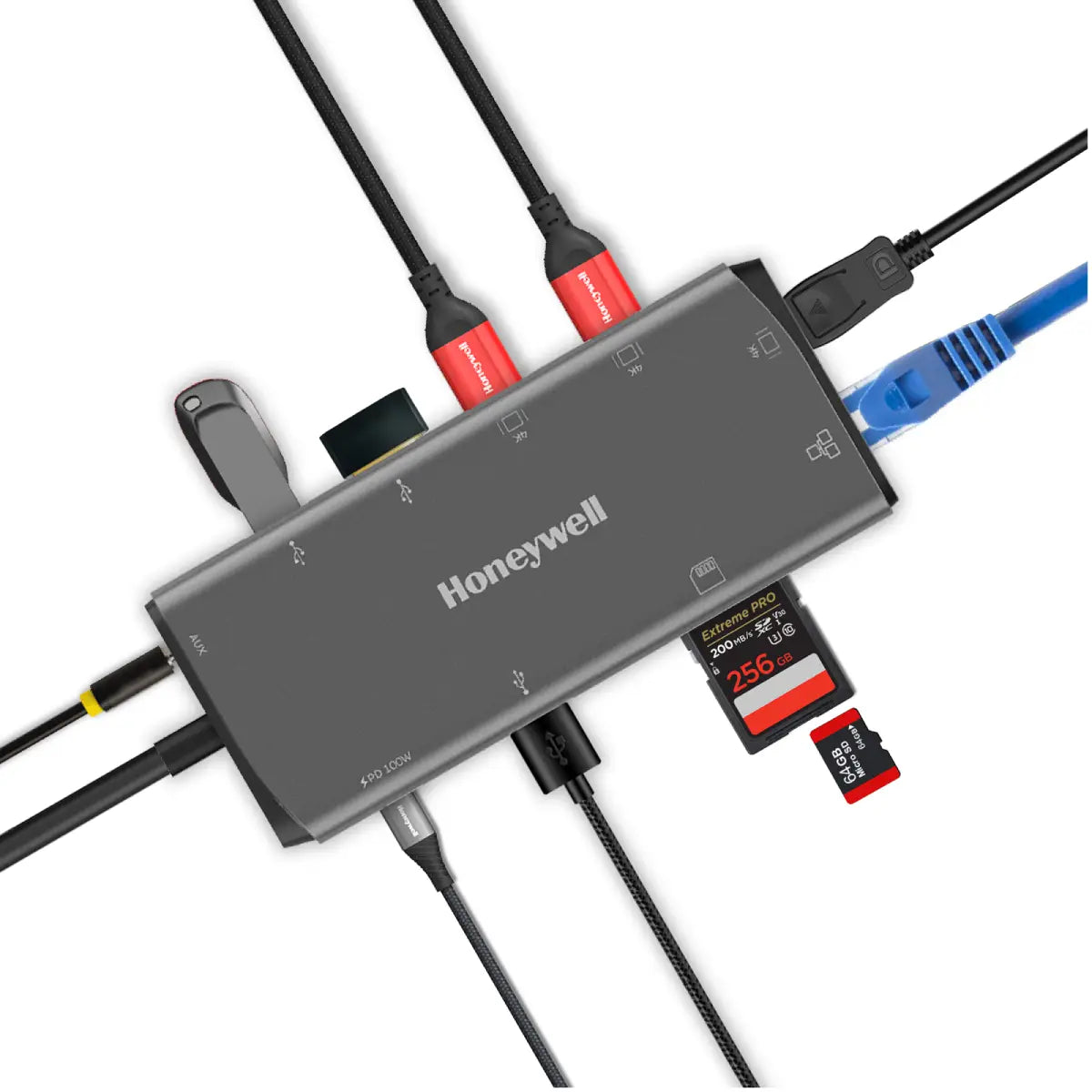 อุปกรณ์แปลงสัญญาณ Honeywell Type C Docking Station 11 in 1