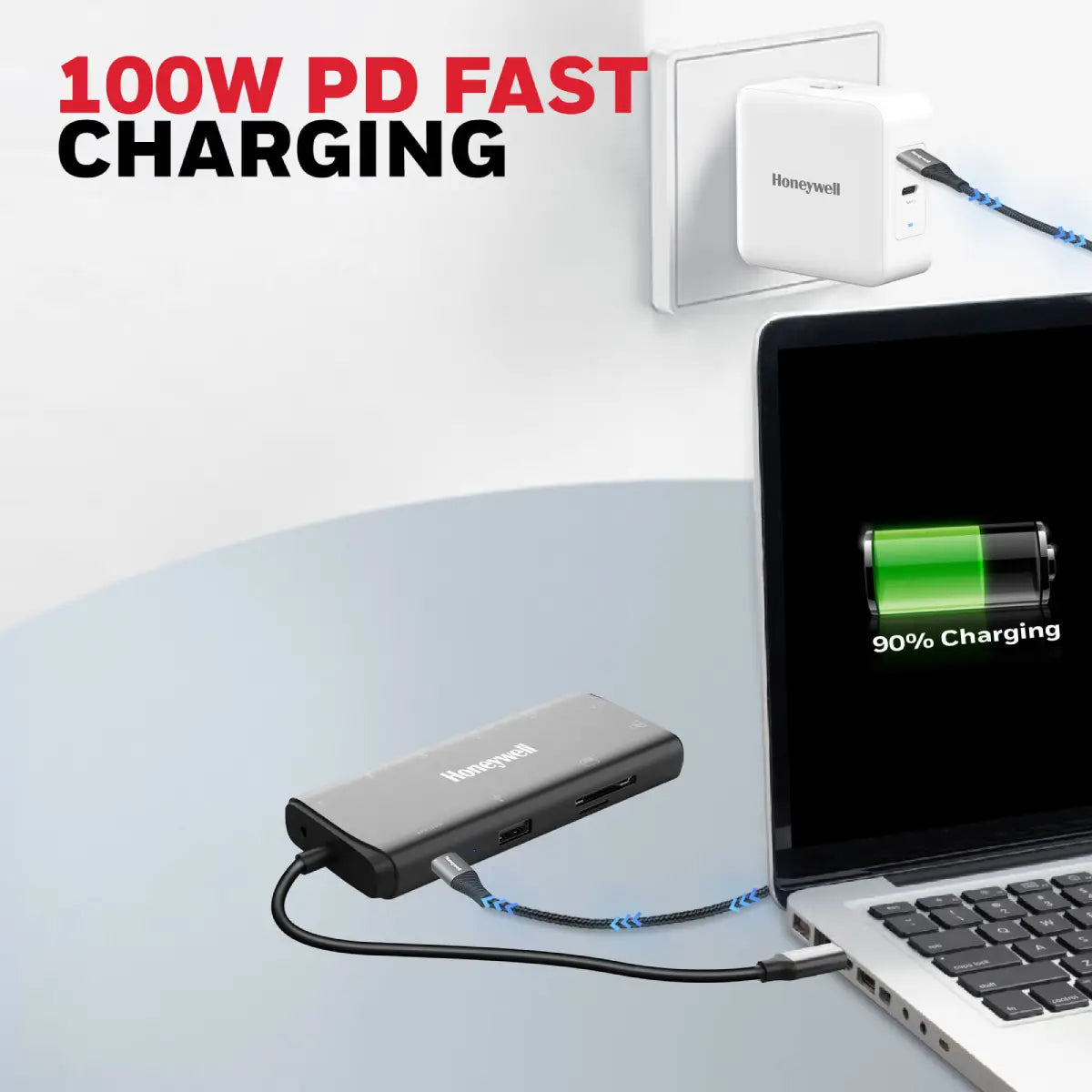 อุปกรณ์แปลงสัญญาณ Honeywell Type C Docking Station 11 in 1