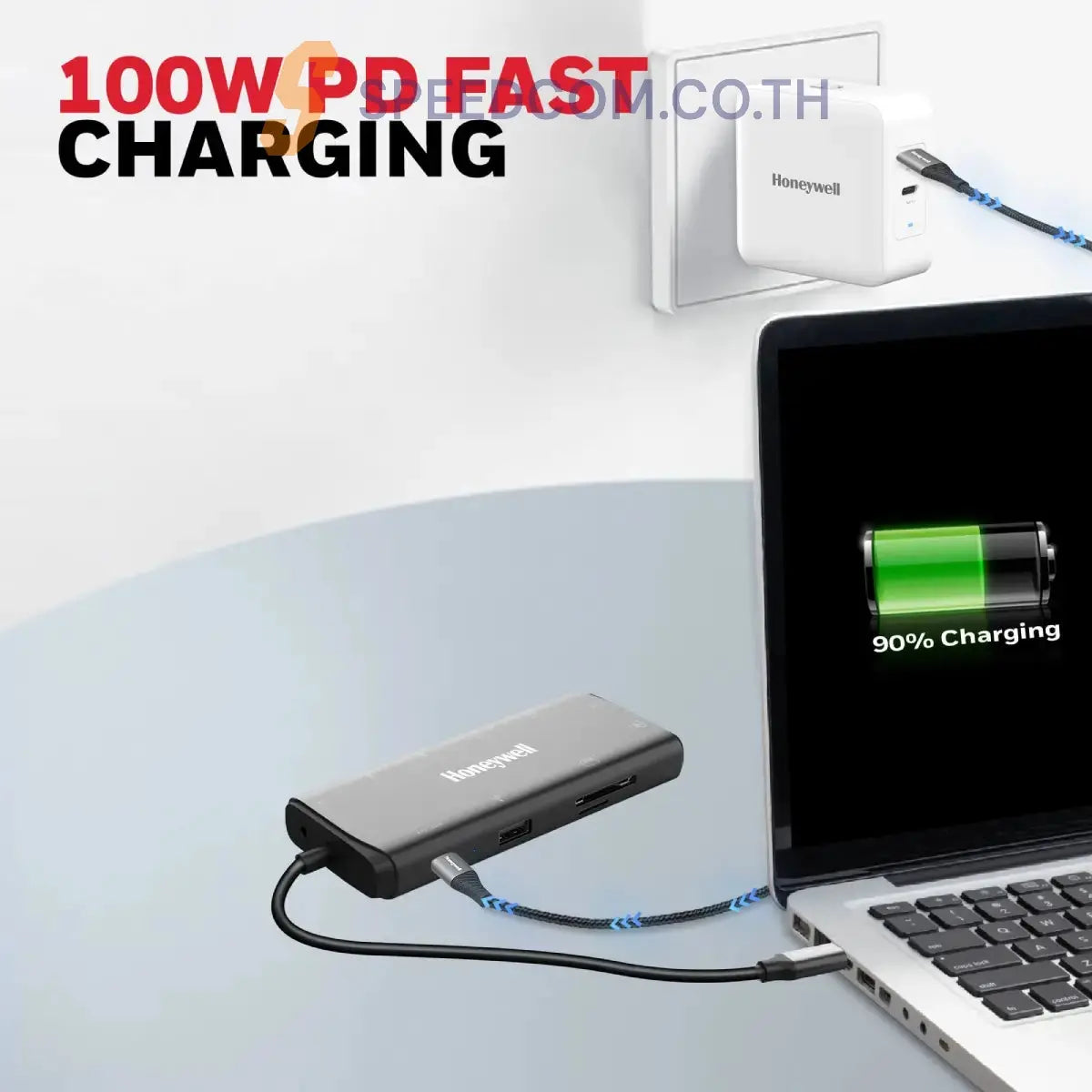 อุปกรณ์แปลงสัญญาณ Honeywell Type C Docking Station 11 in 1