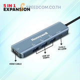 ยูเอสบีฮับ Honeywell Type C Docking Station 5 in 1