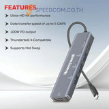 ยูเอสบีฮับ Honeywell Type C Docking Station 5 in 1