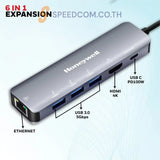 ยูเอสบีฮับ Honeywell Type C Docking Station 6 in 1