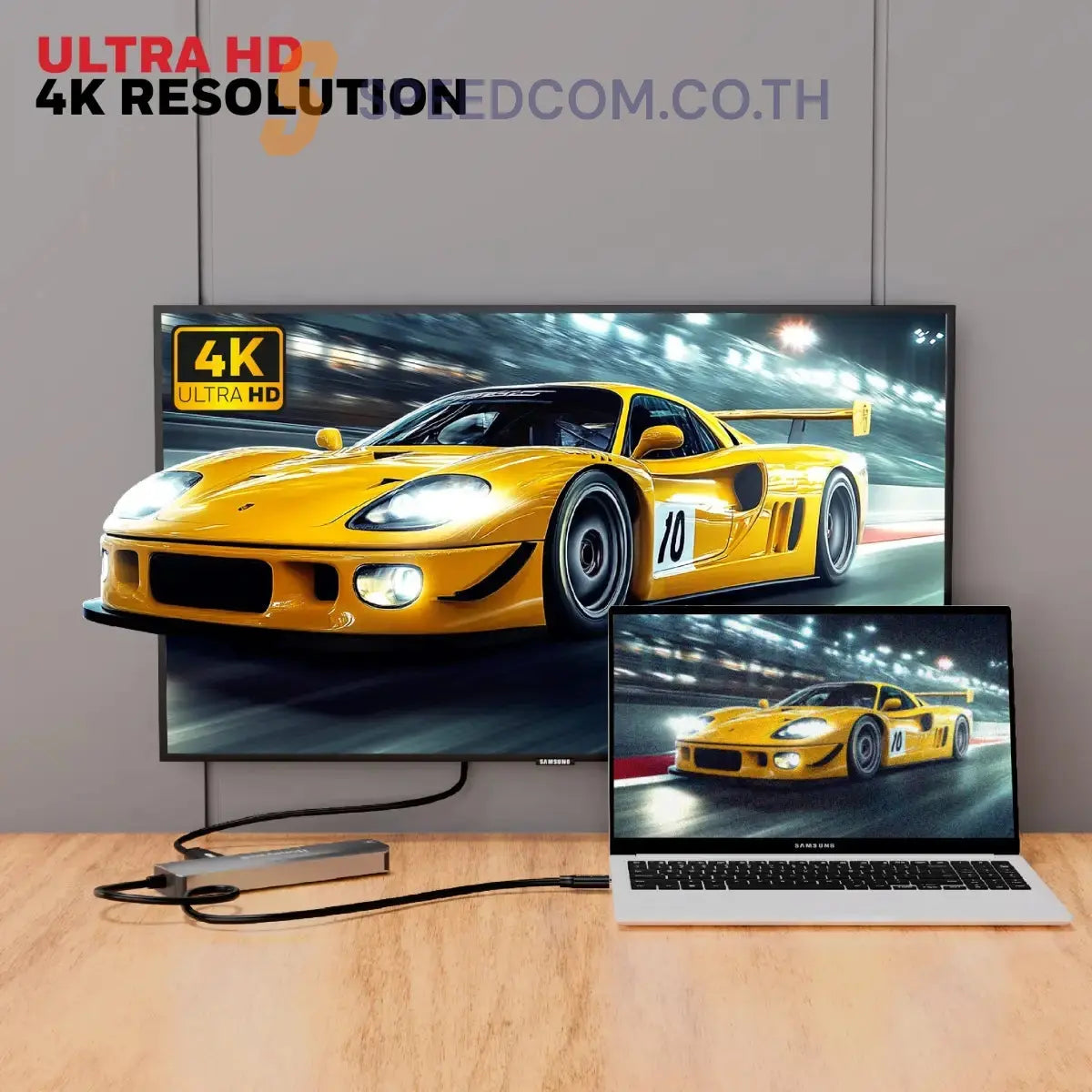 ยูเอสบีฮับ Honeywell Type C Docking Station 6 in 1