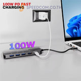 ยูเอสบีฮับ Honeywell Type C Docking Station 6 in 1