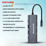 ยูเอสบีฮับ Honeywell Type C Docking Station 9 in 1