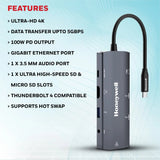 ยูเอสบีฮับ Honeywell Type C Docking Station 9 in 1