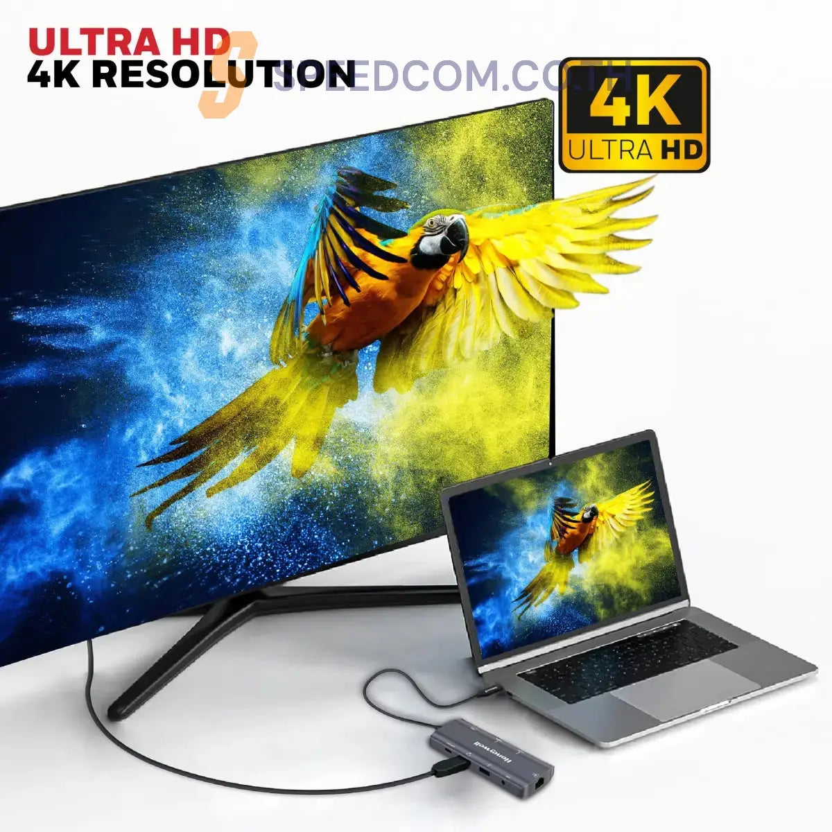 ยูเอสบีฮับ Honeywell Type C Docking Station 9 in 1