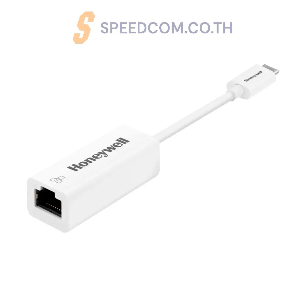 อุปกรณ์แปลงสัญญาณ Honeywell Type C to Gigabit Ethernet Adapter สีขาว