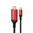 สายต่อจอคอมพิวเตอร์ Honeywell Type C to HDMI Cable สีแดง