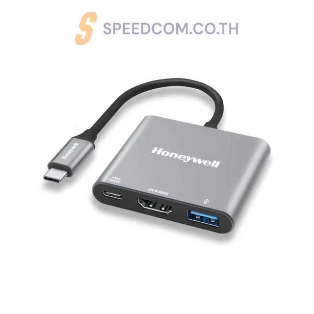 อุปกรณ์แปลงสัญญาณ Honeywell Type C to HDMI PD Charging and USB 3.0 Adapter
